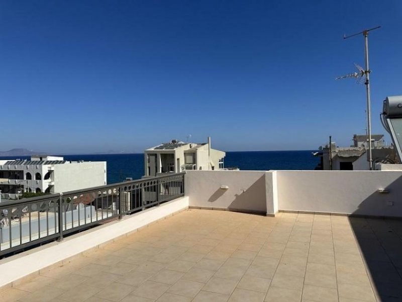 Rethymno Kreta, Rethymno: 4-Zimmer-Apartment mit Meerblick und Dachterrasse zu verkaufen Wohnung kaufen
